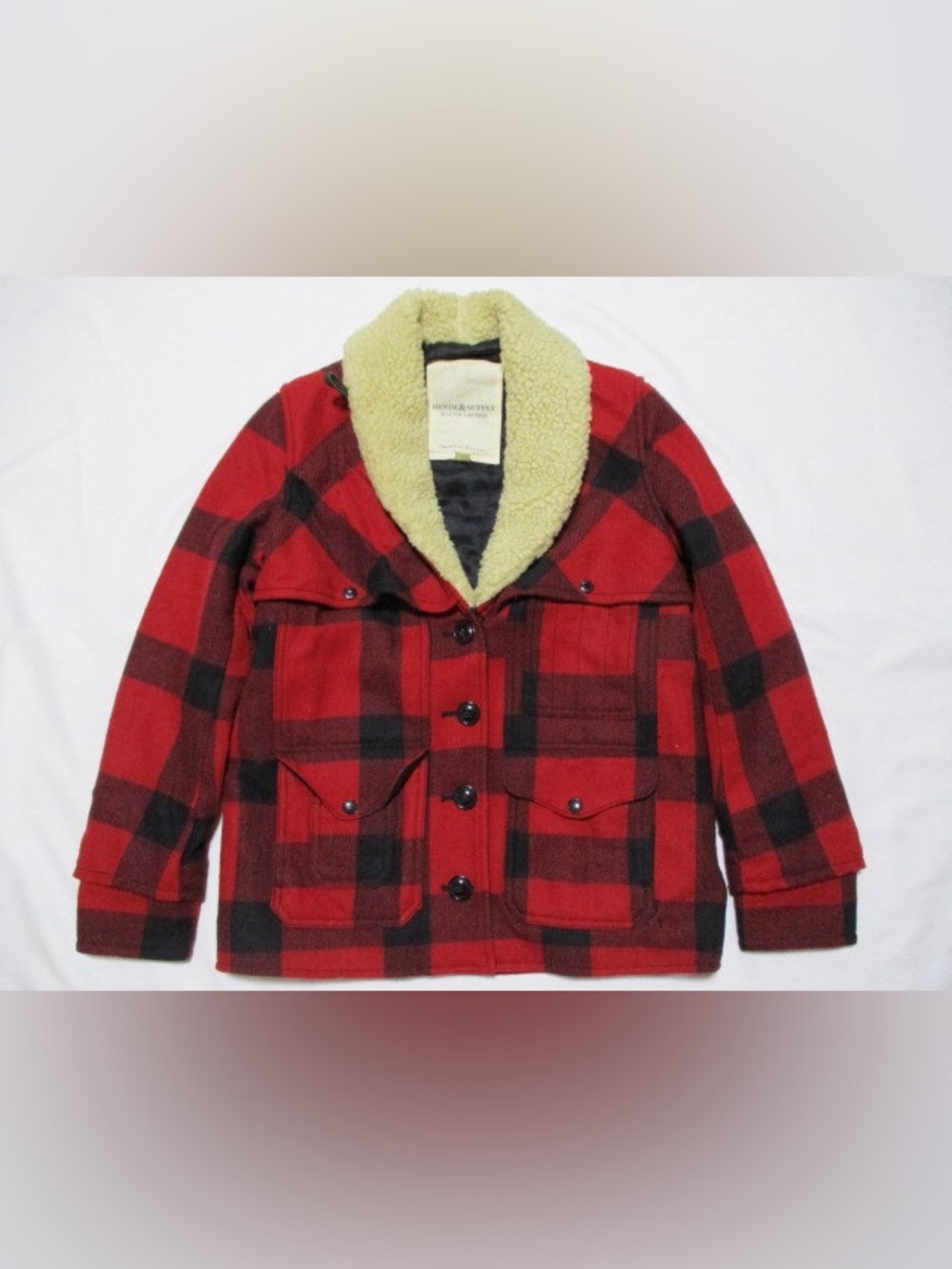 Denim & Supply Ralph Lauren Cream Brand Label Patch
